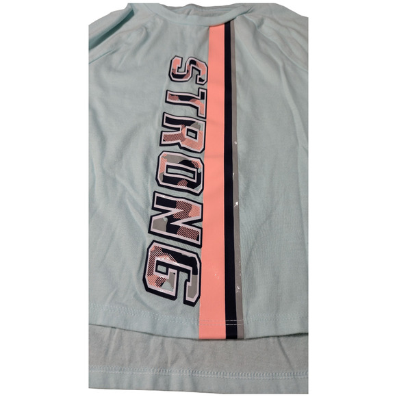 Athletic Works - Long-Sleeve - Tee Shirt - STRONG-Size XS 4-5 - Teal -Good Cond - Picture 4 of 9